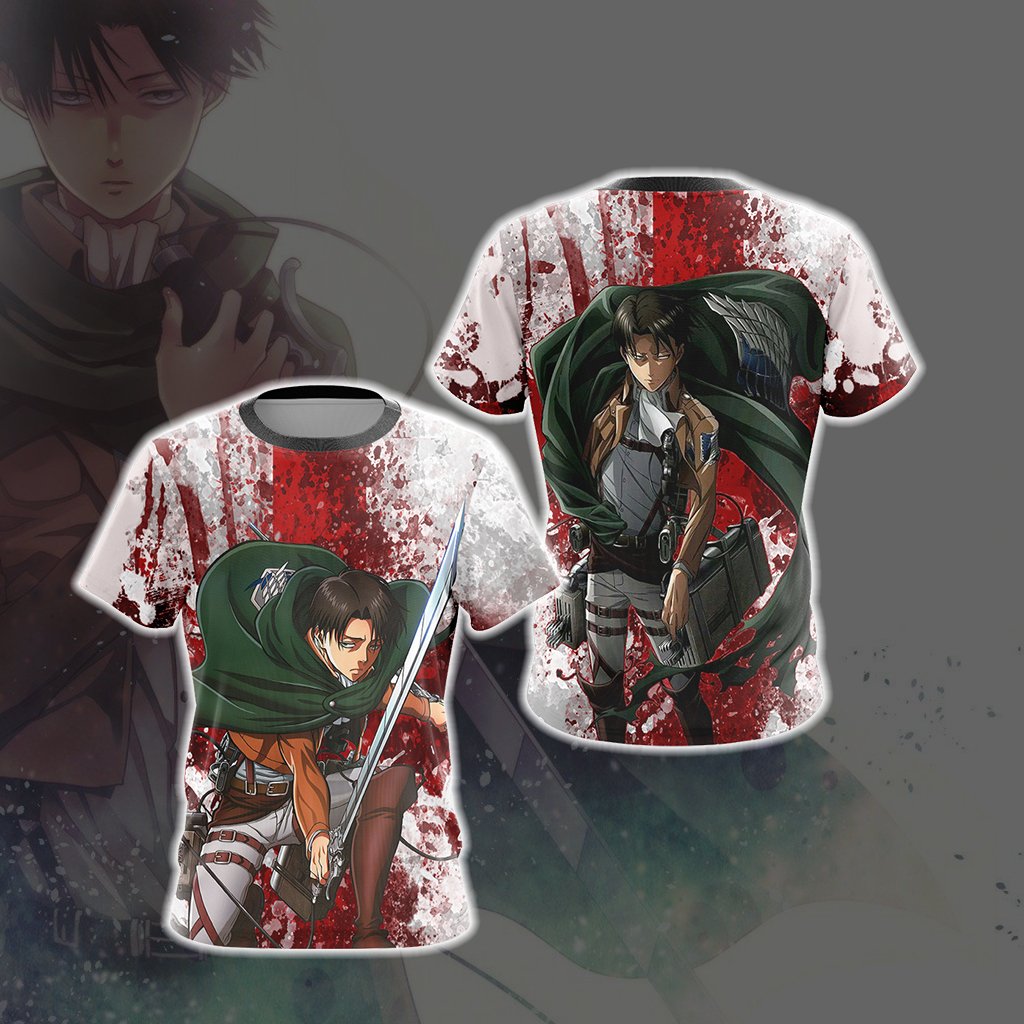 Attack on Titan - Levi Unisex 3D T-shirt T-shirt