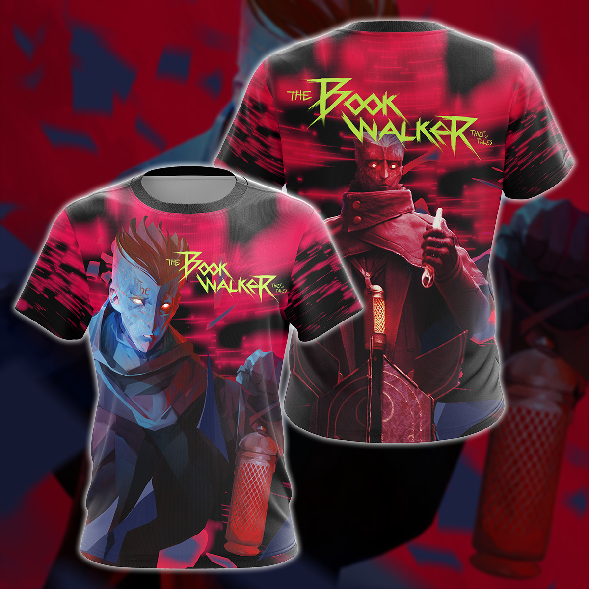 Bookwalker: Thief of Tales Video Game 3D All Over Printed T-shirt Tank Top Zip Hoodie Pullover Hoodie Hawaiian Shirt Beach Shorts Jogger T-shirt S 