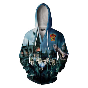 Gryffindor Harry Potter Zip Up Hoodie