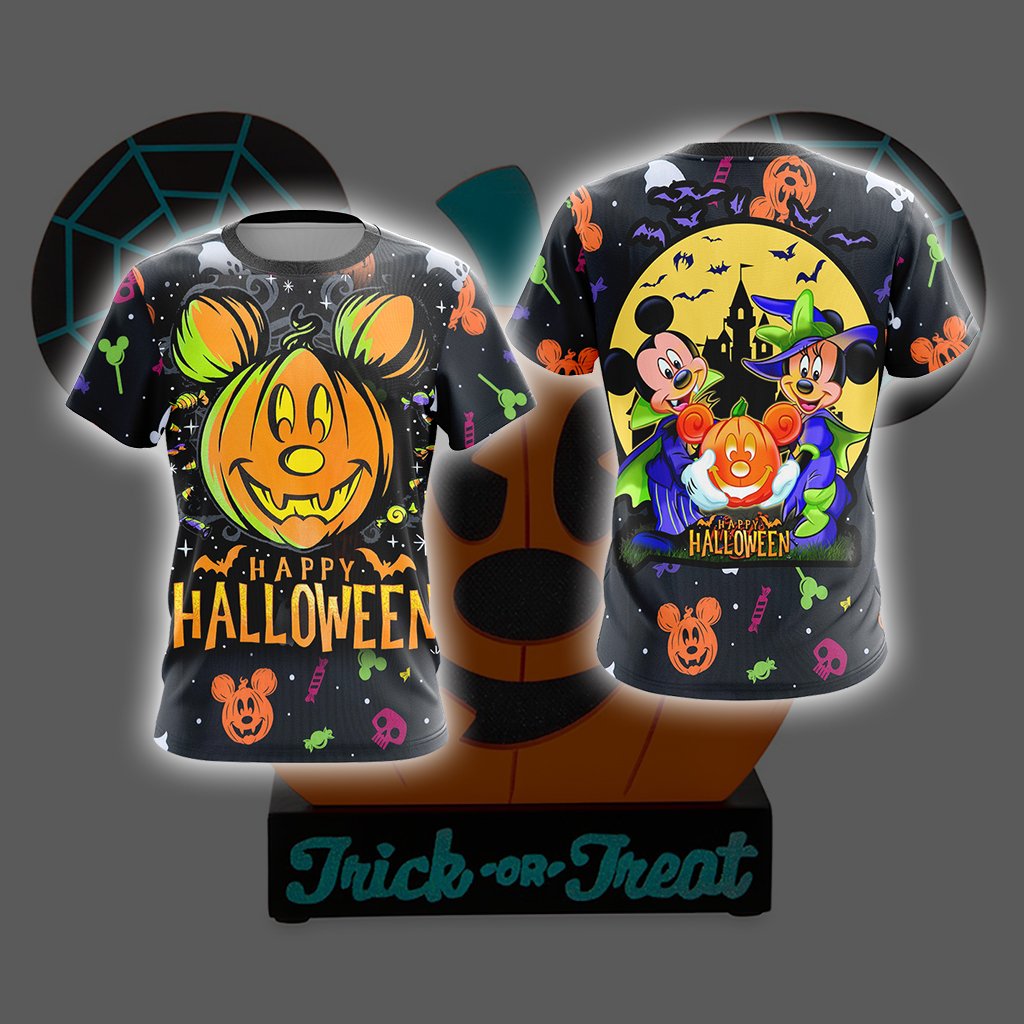 Disney - Mickey Halloween Unisex 3D T-shirt