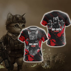 Call of Duty x Cats Unisex 3D T-shirt