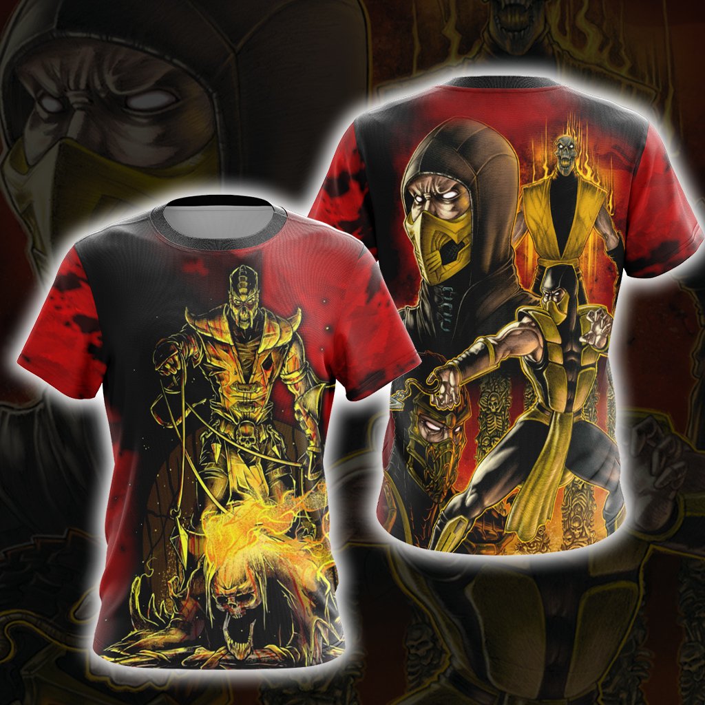 Mortal Kombat Scorpio Unisex 3D T-shirt T-shirt