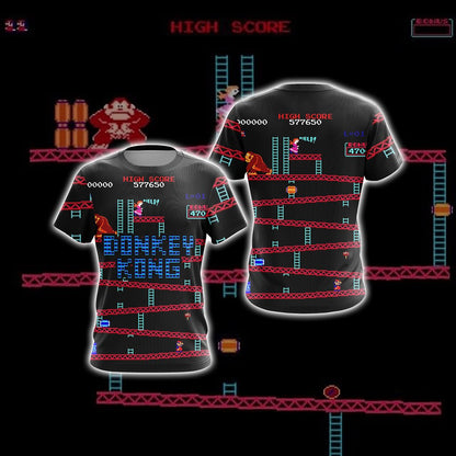 Donkey Kong New Game Unisex 3D T-shirt T-shirt