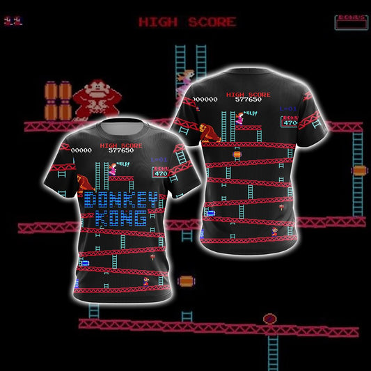 Donkey Kong New Game Unisex 3D T-shirt T-shirt