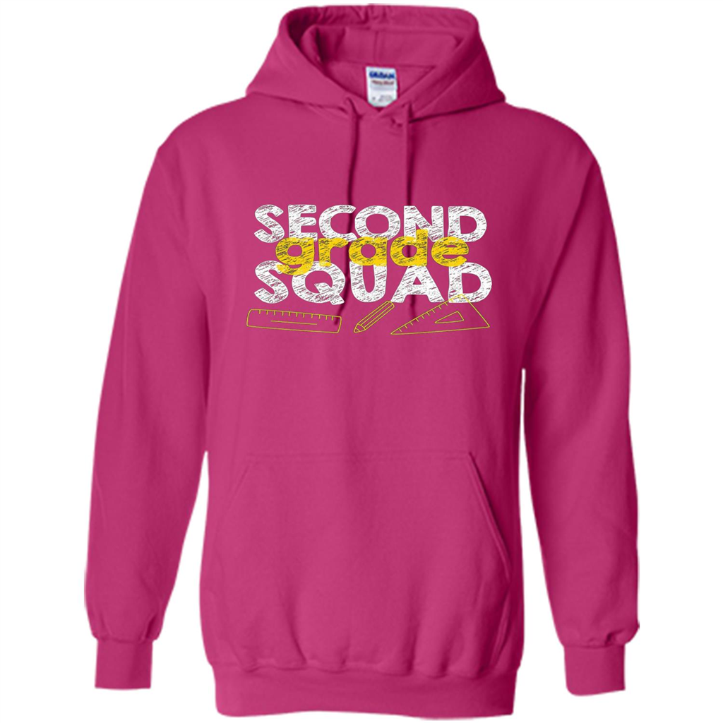 Second Grade Squad T-shirt Students Back To School T-shirt Heliconia
