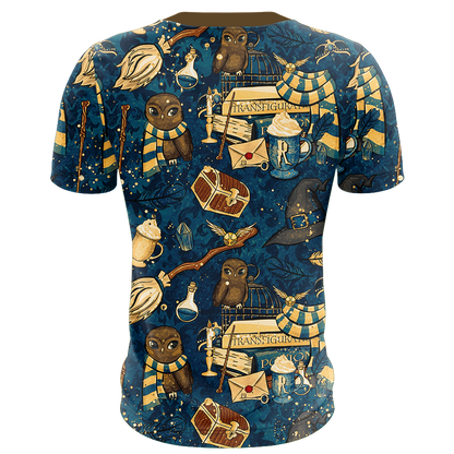 Hogwarts Ravenclaw House Pattern Harry Potter Unisex 3D T-shirt