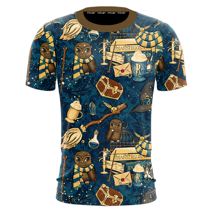 Hogwarts Ravenclaw House Pattern Harry Potter Unisex 3D T-shirt