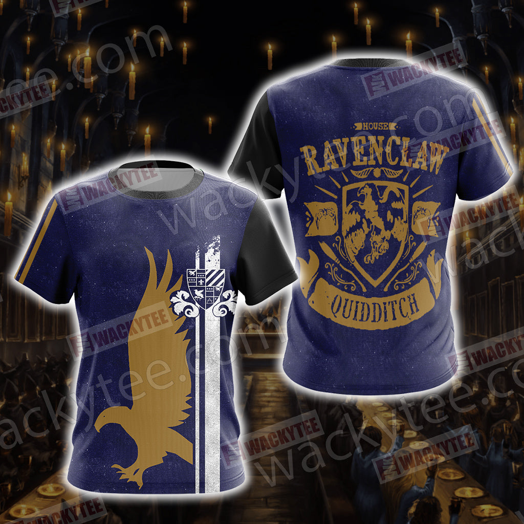 Harry Potter - Ravenclaw House Quidditch Unisex 3D T-shirt