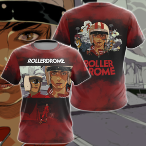 Rollerdrome Video Game 3D All Over Print T-shirt Tank Top Zip Hoodie Pullover Hoodie Hawaiian Shirt Beach Shorts Jogger T-shirt S 