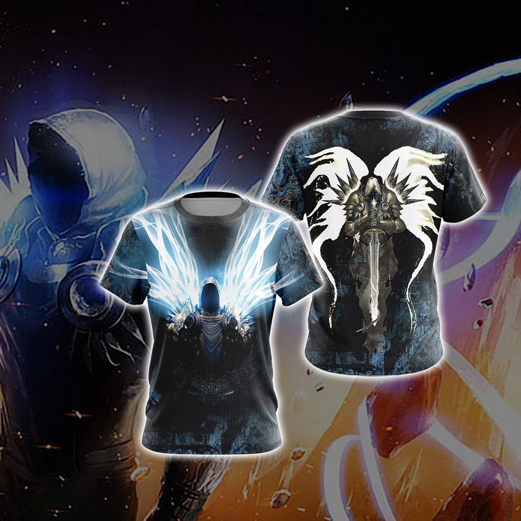 Diablo Tyrael New Version Unisex 3D T-shirt T-shirt