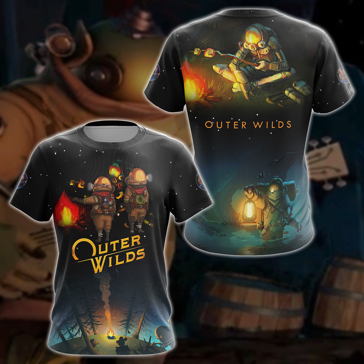 Outer Wilds Video Game 3D All Over Printed T-shirt Tank Top Zip Hoodie Pullover Hoodie Hawaiian Shirt Beach Shorts Jogger T-shirt S 