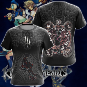 Kingdom Hearts: Melody of Memory Video Game 3D All Over Print T-shirt Tank Top Zip Hoodie Pullover Hoodie Hawaiian Shirt Beach Shorts Jogger T-shirt S 