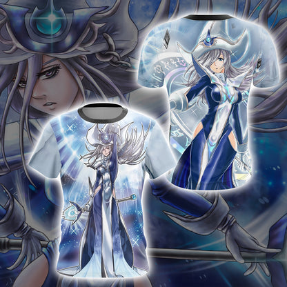 Yu Gi Oh! Silent Magician Unisex 3D T-shirt T-shirt
