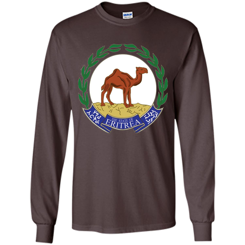 Eritrea Emblem T-shirt National Heritage Pride Dark Chocolate