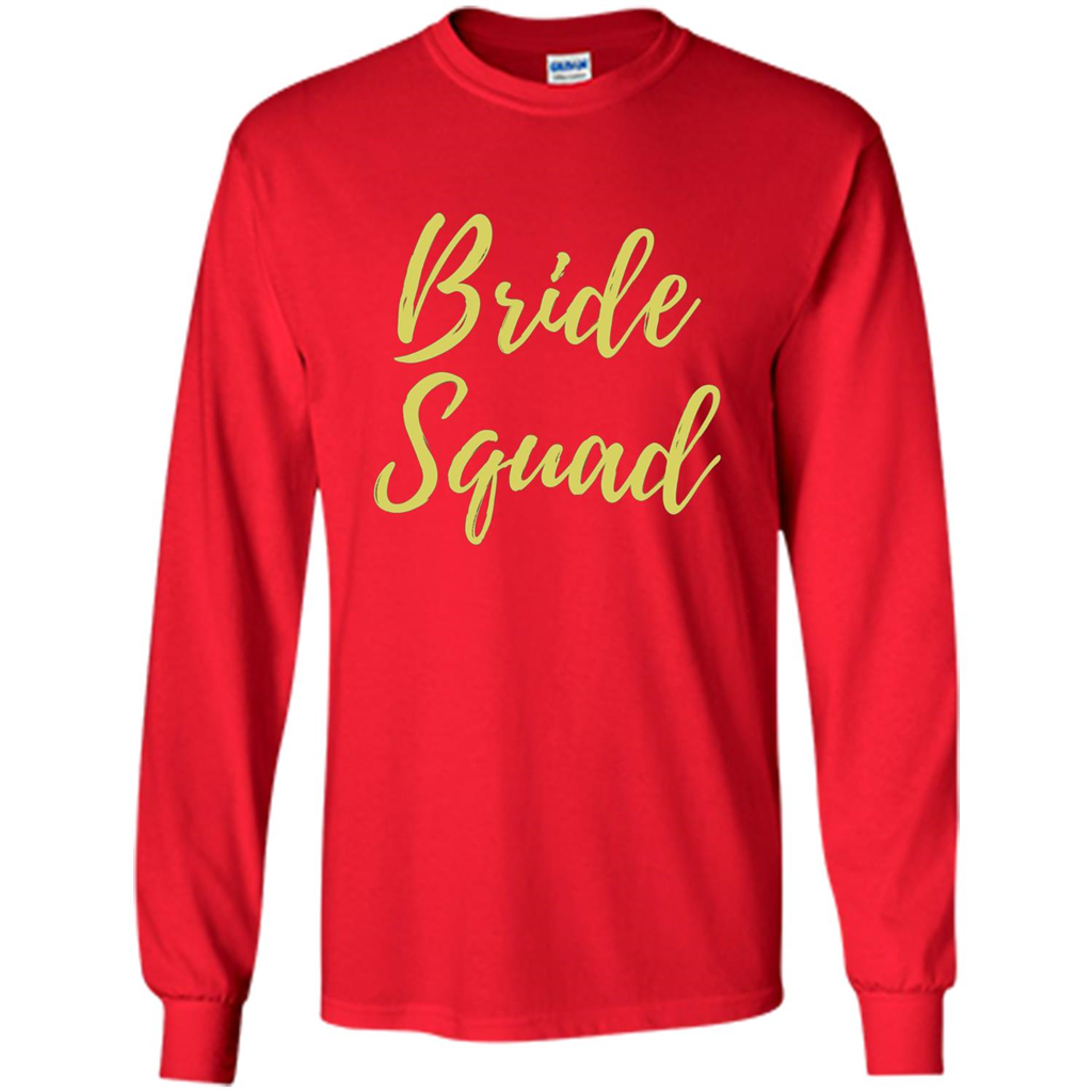 Bride Squad T-shirt Bachelorette Party Red