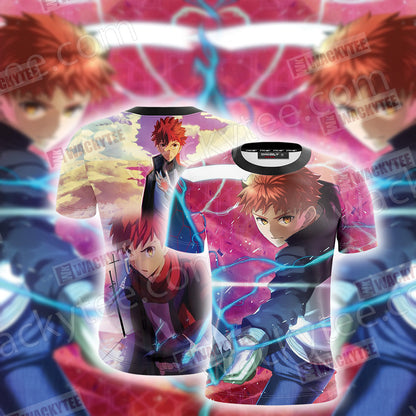 Fate/Stay Night Emiya Shirou 3D T-shirt T-shirt