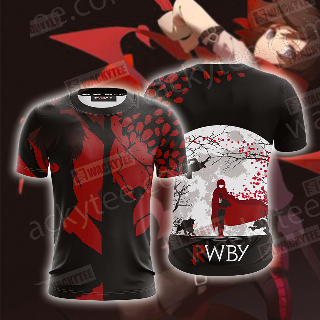 Team RWBY Ruby Rose Unisex 3D T-shirt T-shirt