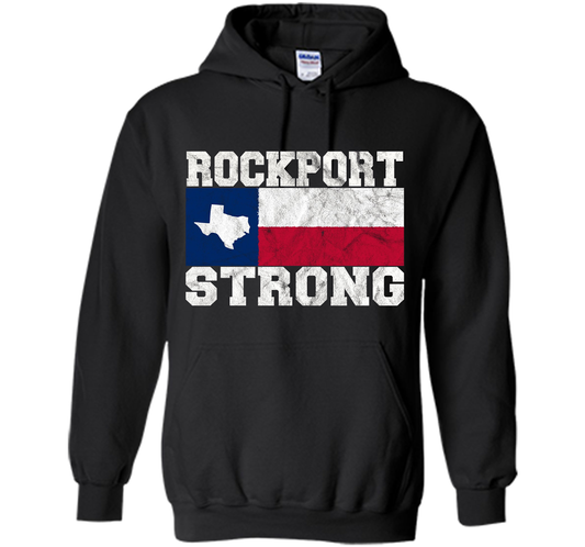 Rockport Strong, Rockport Pride, Rockport Texas T-shirt Black