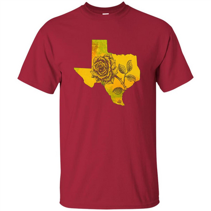 Yellow Rose Of Texas T-Shirt Cardinal
