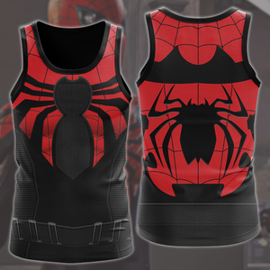 Spider-Man 2 Peter Parker Superior Suit Cosplay Video Game All Over Printed T-shirt Tank Top Zip Hoodie Pullover Hoodie Hawaiian Shirt Beach Shorts Joggers 01 Tank Top S