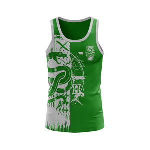 Quidditch Slytherin Harry Potter 3D Tank Top