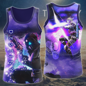 Destiny Video Game 3D All Over Print T-shirt Tank Top Zip Hoodie Pullover Hoodie Hawaiian Shirt Beach Shorts Jogger
