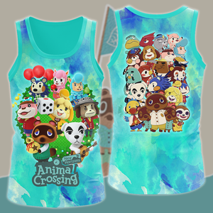 Animal Crossing New Horizons Video Game 3D All Over Print T-shirt Tank Top Zip Hoodie Pullover Hoodie Hawaiian Shirt Beach Shorts Jogger Tank Top S 