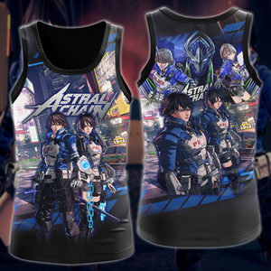 Astral Chain Video Game 3D All Over Printed T-shirt Tank Top Zip Hoodie Pullover Hoodie Hawaiian Shirt Beach Shorts Jogger Tank Top S 