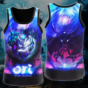 Ori and the Will of the Wisps Video Game 3D All Over Printed T-shirt Tank Top Zip Hoodie Pullover Hoodie Hawaiian Shirt Beach Shorts Jogger Tank Top S 