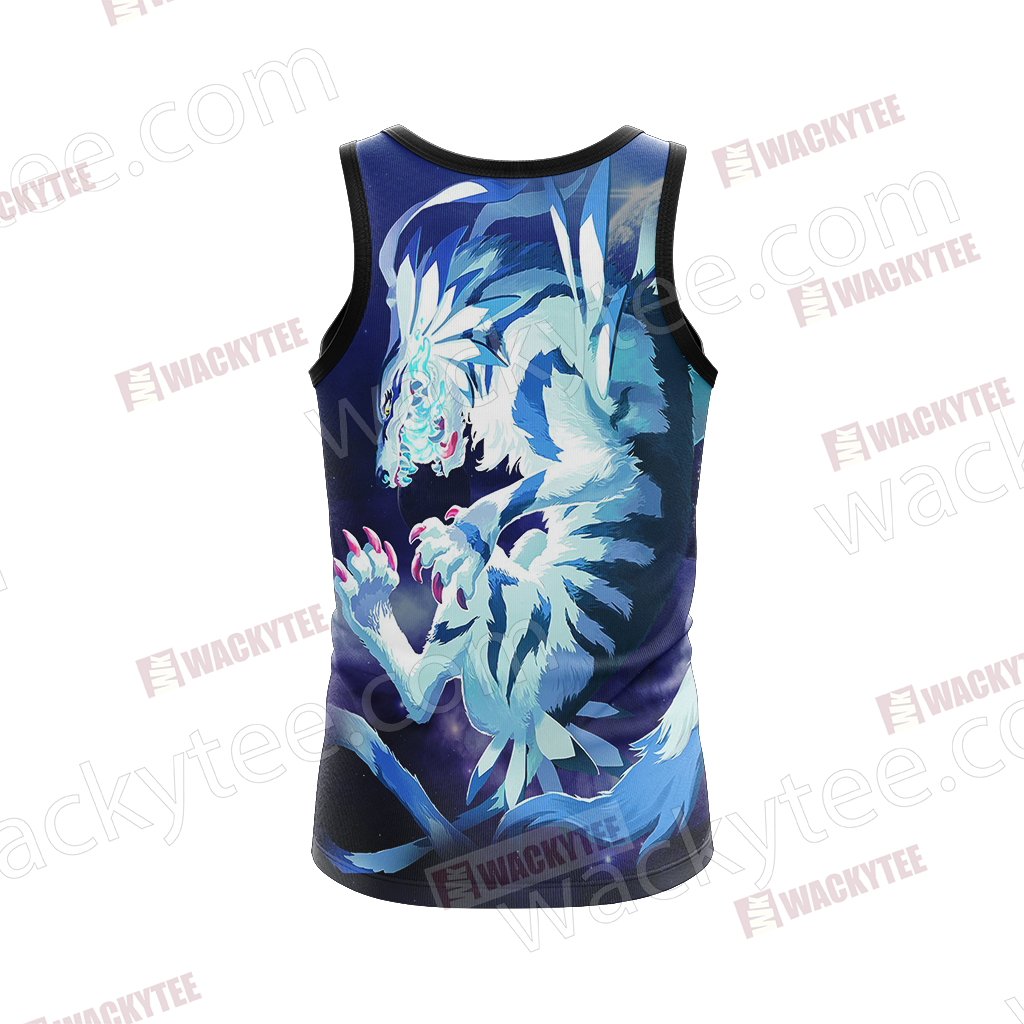 Digimon New Garurumon 3D Tank Top