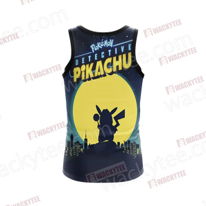 Pokemon Detective Pikachu Unisex 3D Tank Top