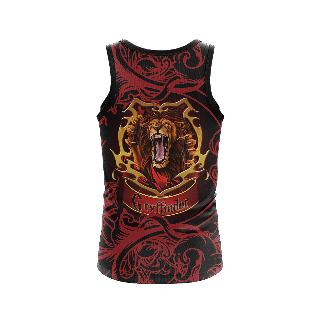 Brave Like A Gryffindor Harry Potter 3D Tank Top