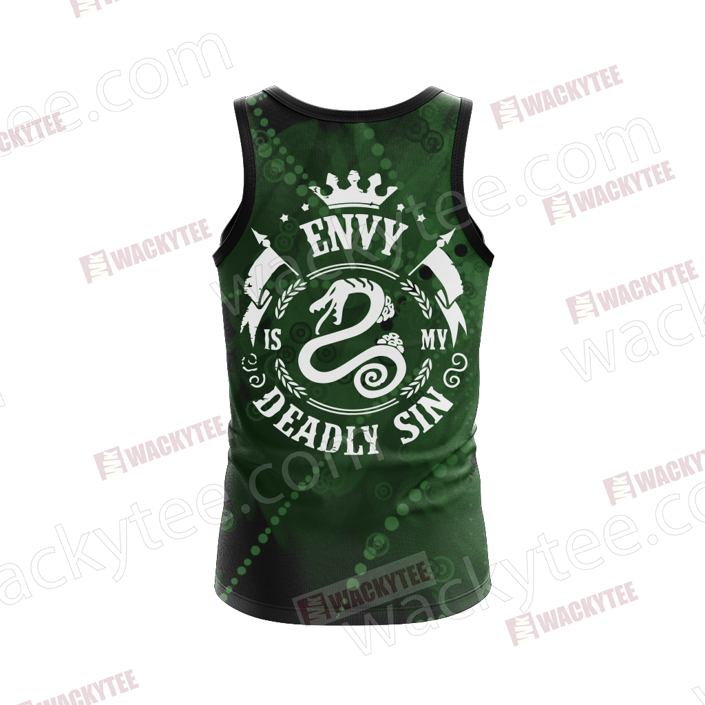 The Seven Deadly Sins - Envy Unisex 3D Tank Top