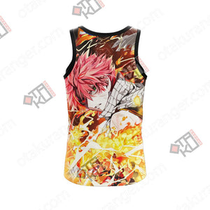 Fairy Tail: Dragon Cry Natsu Dragneel New Look Unisex 3D Tank Top
