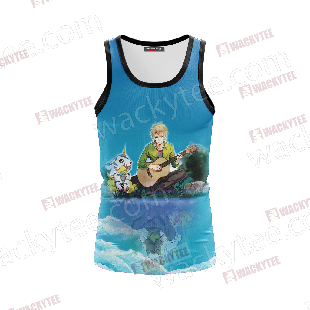 Digimon Matt And Gabumon 3D Tank Top