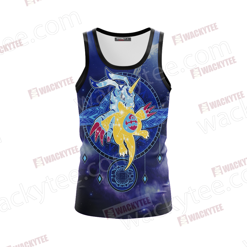 Digimon New Garurumon 3D Tank Top