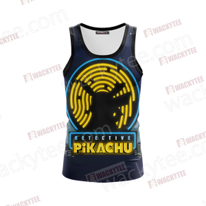 Pokemon Detective Pikachu Unisex 3D Tank Top