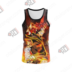 Fairy Tail: Dragon Cry Natsu Dragneel New Look Unisex 3D Tank Top