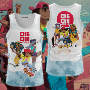 OlliOlli World 3D All Over Print T-shirt Tank Top Zip Hoodie Pullover Hoodie Hawaiian Shirt Beach Shorts Jogger Tank Top S 
