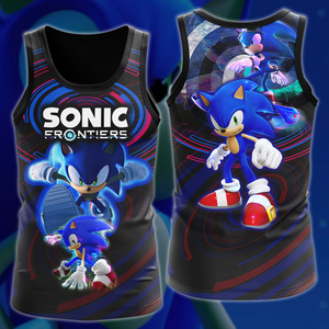 Sonic Frontier Video Game 3D All Over Printed T-shirt Tank Top Zip Hoodie Pullover Hoodie Hawaiian Shirt Beach Shorts Jogger