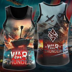 War Thunder Video Game 3D All Over Printed T-shirt Tank Top Zip Hoodie Pullover Hoodie Hawaiian Shirt Beach Shorts Jogger Tank Top S 
