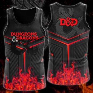 Dungeons And Dragons Video Game 3D All Over Print T-shirt Tank Top Zip Hoodie Pullover Hoodie Hawaiian Shirt Beach Shorts Jogger Tank Top S 