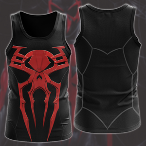 Spider-Man 2099 Black Suit Cosplay Video Game All Over Printed T-shirt Tank Top Zip Hoodie Pullover Hoodie Hawaiian Shirt Beach Shorts Joggers 02 Tank Top S