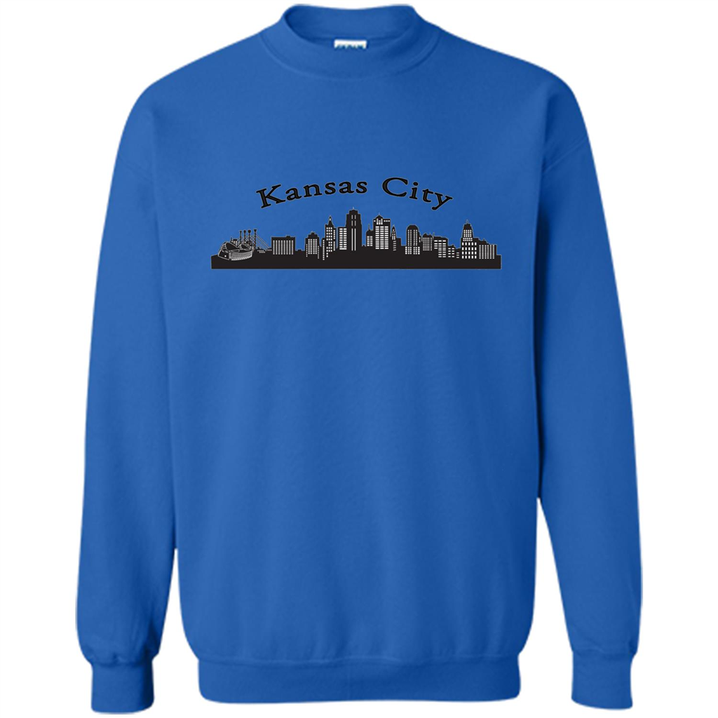 Kansas City Skyline T-shirts Royal