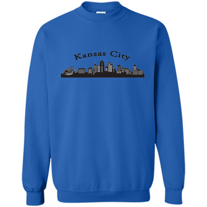 Kansas City Skyline T-shirts Royal