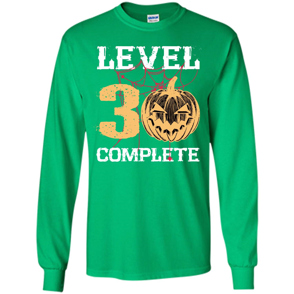 Halloween T-shirt Level 30 Complete Irish Green