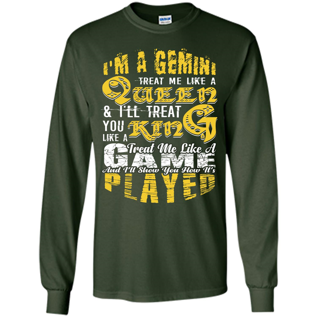 Gemini T-shirt Im A gemini Treat Me Like A Queen