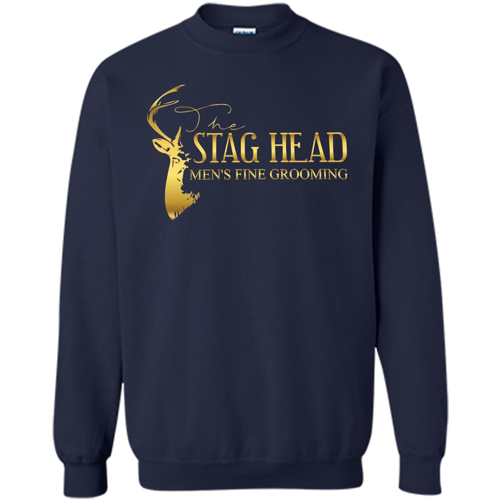 The Stag Head Men's Fine Grooming T-shirt Navy