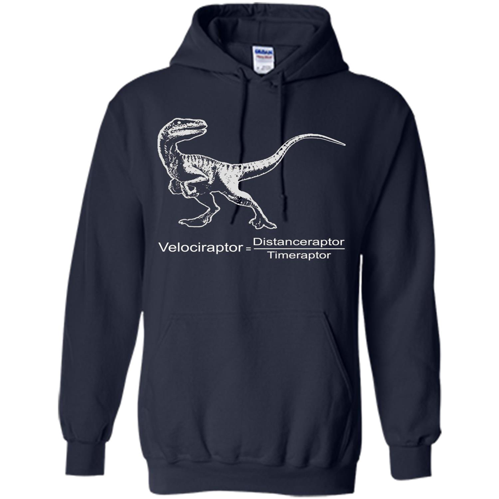 Velociraptor Distanceraptor Timeraptor T-shirt Navy