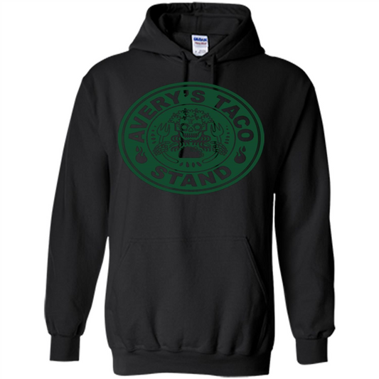 Avery's Taco Stand Green T-shirt Black